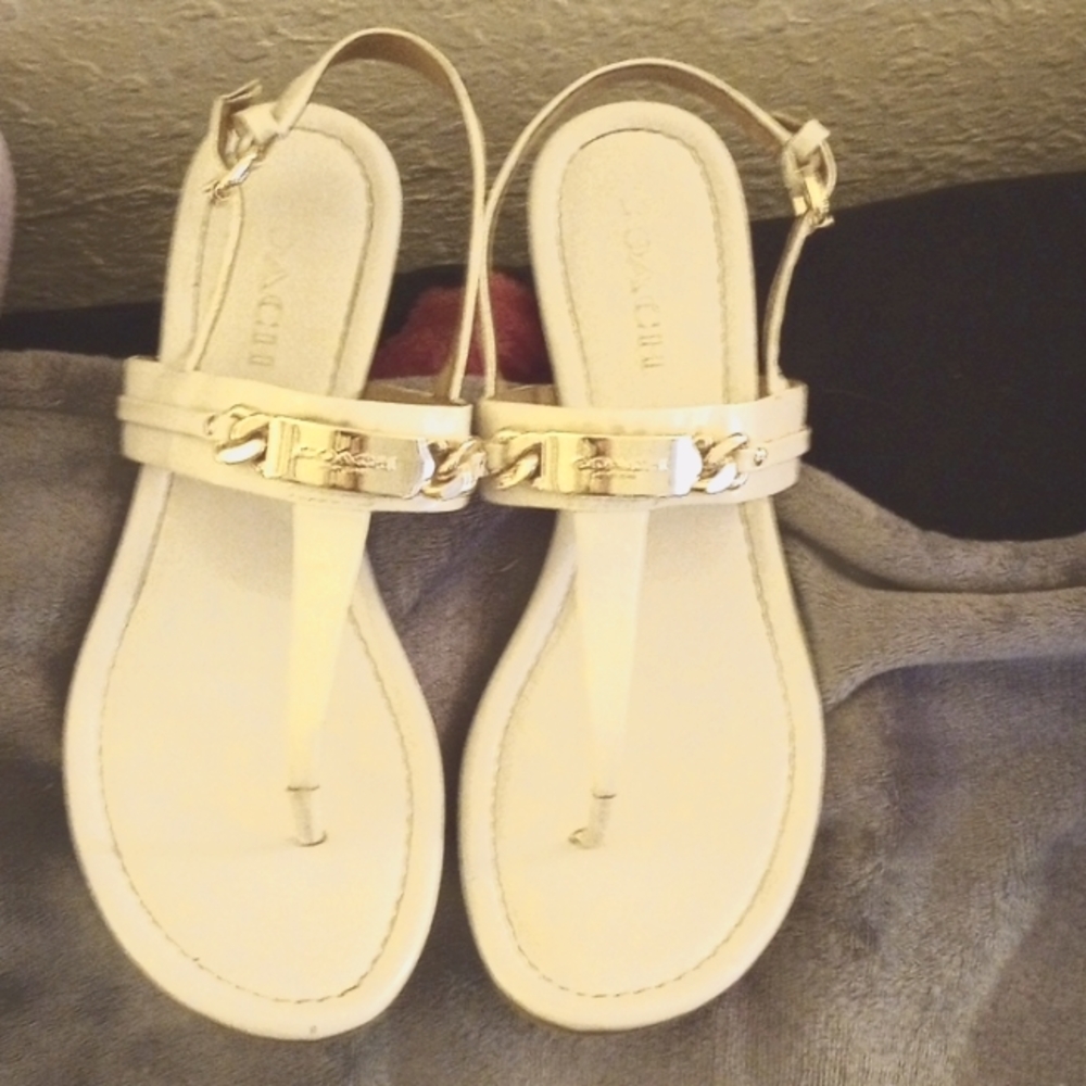 Women's coach sandals size 38 or 8